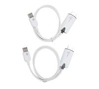 Vikye Émetteur et Récepteur HDMI sans Fil, Décodage 4K, Sortie 1080P, Miroir D'écran Plug and Play 2,4 G/5 G pour Téléphone, Tablette, Ordinateur Portable, Projecteur TV