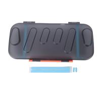 Vikye Étui de Protection pour nswitch 2, Coque Rigide en Matériau ABS, étui de Voyage Mince et Léger avec Coussinets Absorbant Les Chocs et Clip de Verrouillage (Orange)