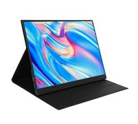 Vikye Extension D'écran D'ordinateur Portable, Extender de Moniteur D'ordinateur Portable 14 Pouces avec Affichage 2K, Support Double USB C, écran Tactile, Construit - en
