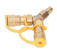 Vikye Gas et Diviseur de Gomme en Laiton Durable pour Les Générateurs de Grille Chauffage de la Terrasse 3/8 -inch pour Une Utilisation Extérieure Extérieure