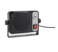 Vikye Haut-Parleur Externe pour Radio CB Radio Ham, Prise 3,5 Mm 1,5 W 8 Ω avec Amplificateur intégré et Filtre de Bruit, Plug and Play avec Vis de Montage pour Mobile