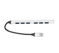 Vikye Hub USB 3.0, 7 Ports 5Gbps 1 USB3.0 6 USB2.0 Hub USB en Alliage D'Aluminium, Splitter USB Extenseur USB pour Ordinateur Portable, , Clé USB