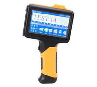 Vikye Imprimante à Jet d'encre Portable avec Cortex A9 CPU, écran Tactile de 4,3 '' et Impression à 360 ° pour Métal, Bois, Verre, Plastique. 25 Langues, Cartouche à Encre 42 ML, 1 LB