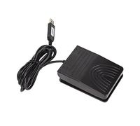 Vikye Interrupteur à pédale USB, PC de jeu vidéo, interrupteur à pied, commande à une touche, programme, souris d'ordinateur, clavier avec câble de 2,2 m, interrupteur à pied USB ergonomique pour jeux