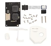 Vikye Kit de Carte de Lecteur Optique pour Dreamcast, Remplacement de Carte V5.15b avec Kit de Montage de Carte à Distance pour Dreamcast VA1 avec Carte Mémoire 64 Go (White)