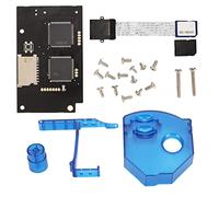 Vikye Kit de Carte de Lecteur Optique pour Dreamcast, Remplacement de Carte V5.15b avec Kit de Montage de Carte à Distance pour Dreamcast VA1 avec Carte Mémoire 64 Go (Blue)
