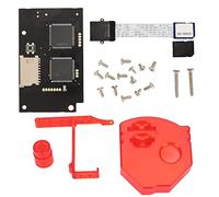 Vikye Kit de Carte de Lecteur Optique pour Dreamcast, Remplacement de Carte V5.15b avec Kit de Montage de Carte à Distance pour Dreamcast VA1 avec Carte Mémoire 64 Go (Rouge)