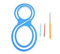 Vikye Kit de Métier à Tricoter, Tricot Léger et Durable en Plastique de 8 Formes pour L'artisanat de Chapeaux et D'écharpes de Bricolage