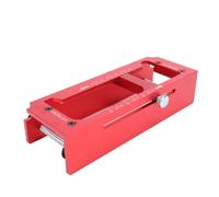 Vikye Kit D'installation de Serrure de Gabarit de Charnière de Porte, Ensemble D'outils de Mortaisage Professionnels pour des Installations Précises de Charnière et de Serrure pour Portes en Bois,