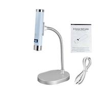 Vikye Lampe à Ongles sans Fil Portable 2 en 1 pour le Nail Art Professionnel avec Détection AI et Modes Double Minuterie, Idéale pour un Usage Domestique (BLUE)