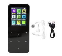 Vikye Lecteur MP3 à écran Tactile de 1,8 Pouces avec Son HiFi et Lecture | Radio FM, dictaphone, 8 h d'autonomie, carte jusqu'à 64GB, 7 modes audio, pour musique, vidéo, photos et e-books
