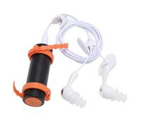Vikye Lecteur MP3 étanche avec écouteurs, IPX8, 8 Go de Mémoire pour Les Sports Nautiques. Sound Clair, Coque en Aluminium Robuste, 3 Tailles de Bouchons d'oreille Incluses (Black)
