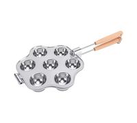 Vikye Machine à Biscuits à Tartes Ouvertes, Plat de Cuisson en Alliage D'aluminium avec Revêtement Antiadhésif et Poignées, Chaleur Uniforme pour les Tartes aux œufs, Plaque à Bis