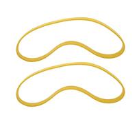 Vikye Pneus Scie à Bande, 24 '' X 0,5 '' X 0,13 '' (2 pack) Pneu de Scie à Bande Jaune pour Coupe en Métal et Bois pour la Scie de Travail du Bois de 9 Pouces