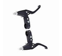 Vikye Poignées de Niveau de Frein en Alliage, Leviers D'embrayage de Vélo Haute Résistance pour Différents Vélos, 1 Paire Disponible en 4 Couleurs (BLACK)