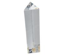 Vikye Prisme de Photographie en Cristal Optique, Prisme Triangulaire à Filetage Inférieur 1/4 pour la Photographie Photographique, Enseignement de la Physique du Spectre Lumineux