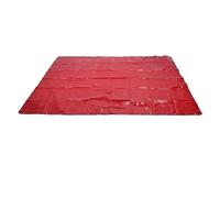 Vikye Rideau de Soudage Suspendu, Protection Ignifuge pour la sécurité de L'atelier, Rouge, 5,71x7,68 Pieds