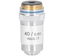 Vikye RMS Silver Acromatic Microscope Objectif 40X Haute Augmentation de la Lentille pour Les Travaux de Recherche et Les Accessoires de Microscope