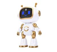 Vikye Robot IA Interactif 37 Langues, Dialogue Vocal avec Écran Yeux LED | Robot éducatif avec reconnaissance vocale, batterie 500mAh et WiFi 2,4GHz pour apprentissage, maison, bureau et cadeaux