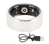 Vikye Smart Ring Health Tracker, Suivi du Sommeil, Anneaux de santé Portables, Anneaux de Suivi de la Condition Physique pour Femmes et Hommes, Charge Rapide Magnétique, Argent (9)