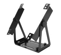 Vikye Support de Montage de Ventilateur, Support de Ventilateur 120 Mm 140 Mm, Support en Aluminium Pivotant à 360 ° pour Ventilateurs de PC, Supports Muraux au Plafond, Support de (BLACK)