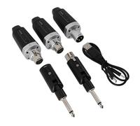 Vikye Système de Microphone XLR sans Fil, émetteur et Ensemble de Récepteur UHF pour les Micros Dynamiques du Condenseur, L'adaptateur de Micro Branche pour les Mélangeurs et les