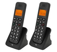 Vikye Téléphone sans Fil avec Bloc D'appel et Identifiant de L'appelant, Longue Durée de Vie de la Batterie et Signal Clair, pour la Maison, Les Affaires, Les (Black)