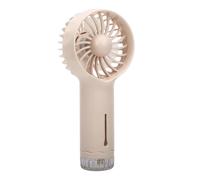 Vikye Ventilateur de Brumisation Portable, Ventilateur de Refroidissement Rechargeable par USB, 3 Vitesses, Batterie de 600 MAh, avec Pulvérisation Fine de 0,06 Mm, pour Bureau et (1)