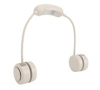 Vikye Ventilateur de Refroidissement de Cou de Conception Ergonomique, Ventilateur de Tour de Cou Pliable et Silencieux Réglable à 3 Vitesses pour la Plage, de Refroidissement Extérieur Portable