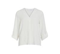 Vila 3/4 V-Neck Top Vijosa Noos Haut à col en V 3/4, Blanche-Neige, 38 Femmes