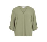 Vila 3/4 V-Neck Top Vijosa Noos Haut à col en V 3/4, Vert Olive, 36 Femmes