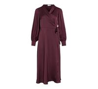 Vila Ankle Wrap Dress Vienna Ravenna Robe à Enrouler au Niveau des Chevilles Noos/DC, Aubergine, 44 Femmes
