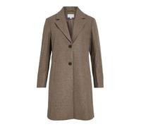 Vila Button Coat Viclaudia Manteau boutonné Noos, Falcon, 40 Femmes