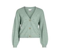 VILA Cardigan en Maille VIRIL - Col en V Silt Green M Silt Green M
