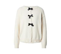 VILA Cardigan 'VIBRIANNA' beige / noir, Taille M