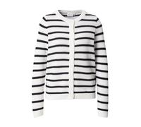 VILA Cardigan 'VIDALO' noir / blanc, Taille XXL