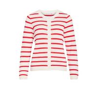 VILA Cardigan 'VIDalo' rouge / blanc, Taille M