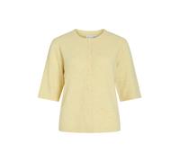 VILA Cardigan 'VILiga' jaune pastel, Taille L