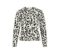 VILA Cardigan 'VIMayas' noir / blanc naturel, Taille M