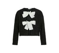 VILA Cardigan 'Viotta' noir / blanc, Taille XL