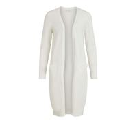 VILA Cardigan en Maille Long White Alyssum S White Alyssum S
