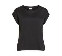 Vila Top VIELLETTE satin manches courtes SU-Noos Noir 42 Femme