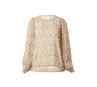 VILA Chemisier 'FALIA' crème / camel, Taille S