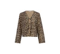 VILA Chemisier ' Prisilla ' beige / marron chiné, Taille S