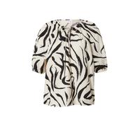 VILA Chemisier 'VIClo' beige / noir, Taille XL