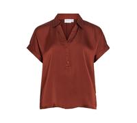 VILA Chemisier 'VIEnna Ravenna' rouge rouille, Taille XS
