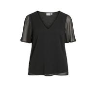 VILA Chemisier 'VIFalia' noir, Taille M