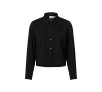 VILA Chemisier 'VIMagnolia' noir / argent, Taille S