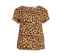 VILA Chemisier 'VIPaya' cognac / moka / noir, Taille S