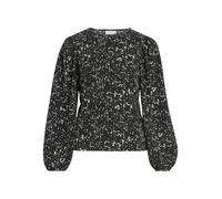 VILA Chemisier 'VIPEFFI' noir / blanc, Taille XS